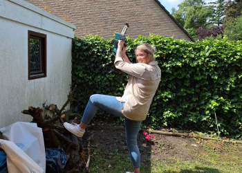 Unsere pädagogische Einrichtungsleitung im Einsatz